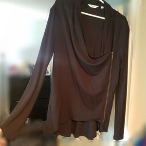 Black zipper sweater XL reitmans